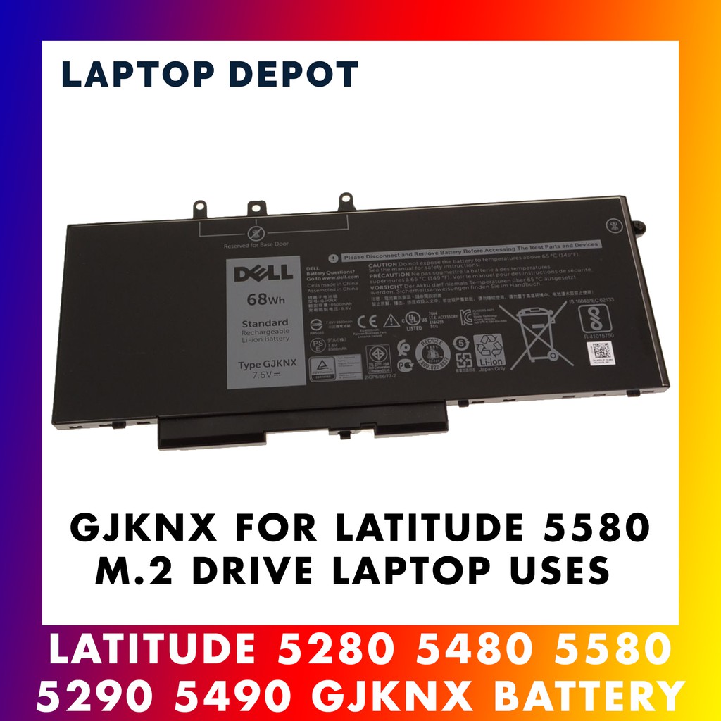 Dell GJKNX Precision 3530 3520 Latitude 5580 5480 5280 5290 5590 5490 ...