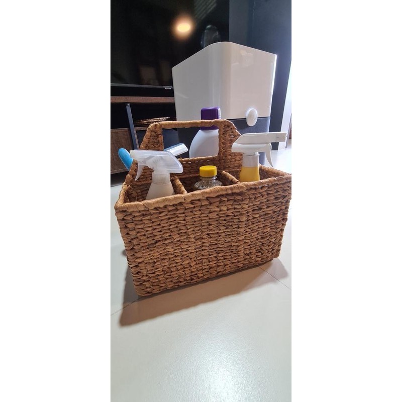 KITCHEN CADDY ORGANIZER BATHROOM CADDY WOVEN | Shopee Philippines