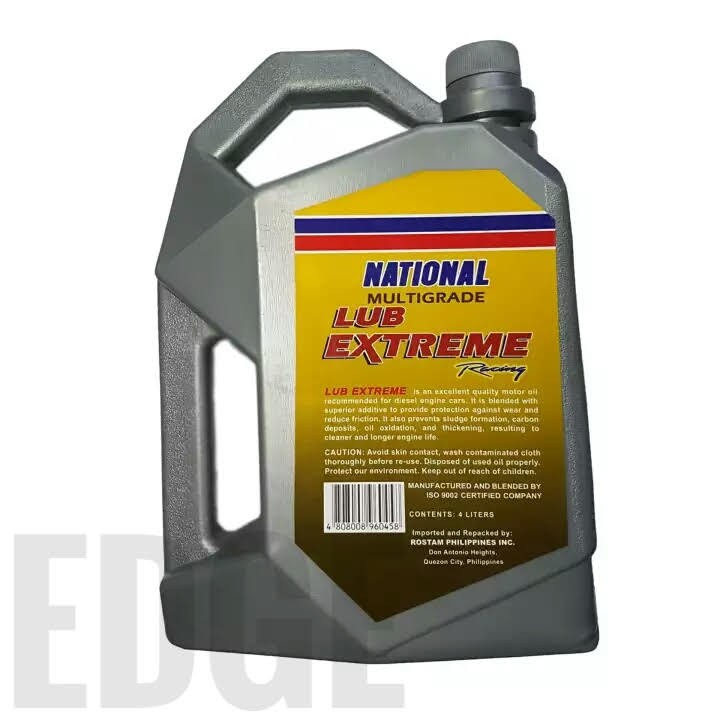 National Diesel Engine Oil Multi Grade Lub Extreme 15W-40 4L | Shopee ...