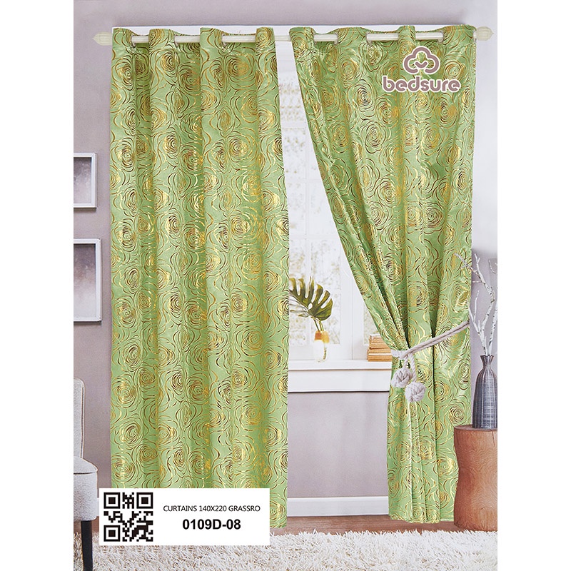 Bedsure Curtains Window Curtain Kurtina 140x220CM Door Curtain Home