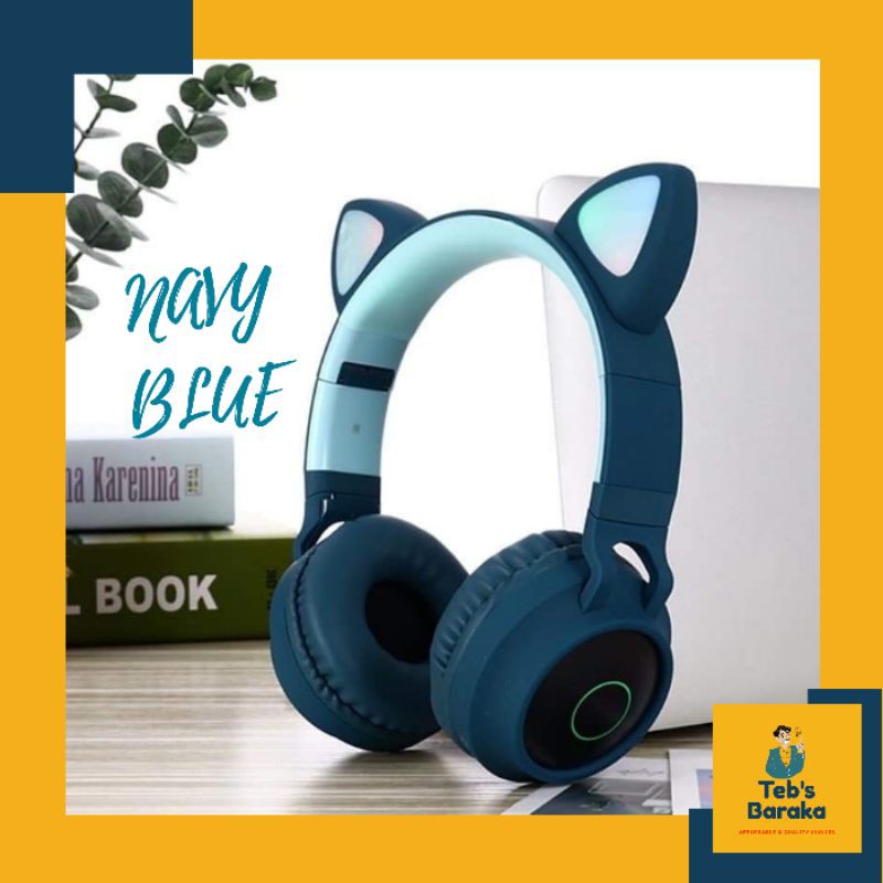 Original LED Cat Ear Bluetooth Headphones Duo Noise Cancellation Unisex