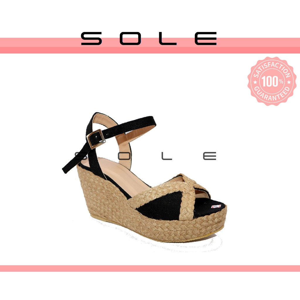 Abaca wedge sandals new arrivals