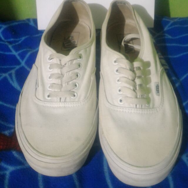 Vans triple hot sale white authentic