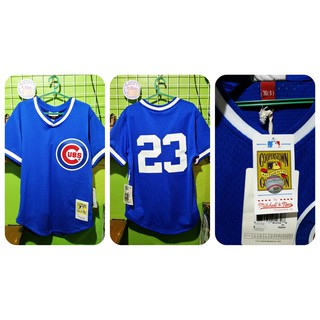 CHICAGO CUBS #9 BLUE MESH BATTING PRACTICE JERSEY