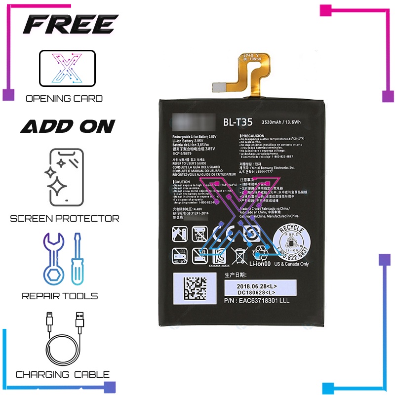 XET BATTERY GOOGLE PIXEL 2 XL BATTERY BATERI REPLACEMENT PART BLT35(3520 mAh) Shopee Philippines