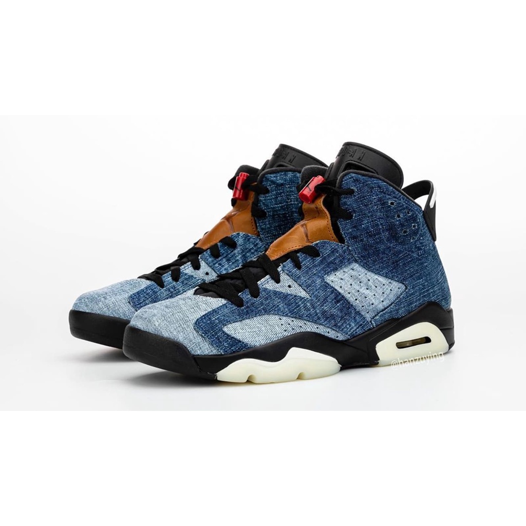 Blue jean jordan 6 store
