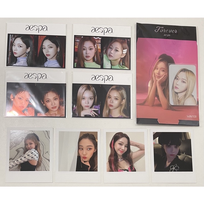 Aespa Official Merchandise Forever hologram photocard polaroid karina ...