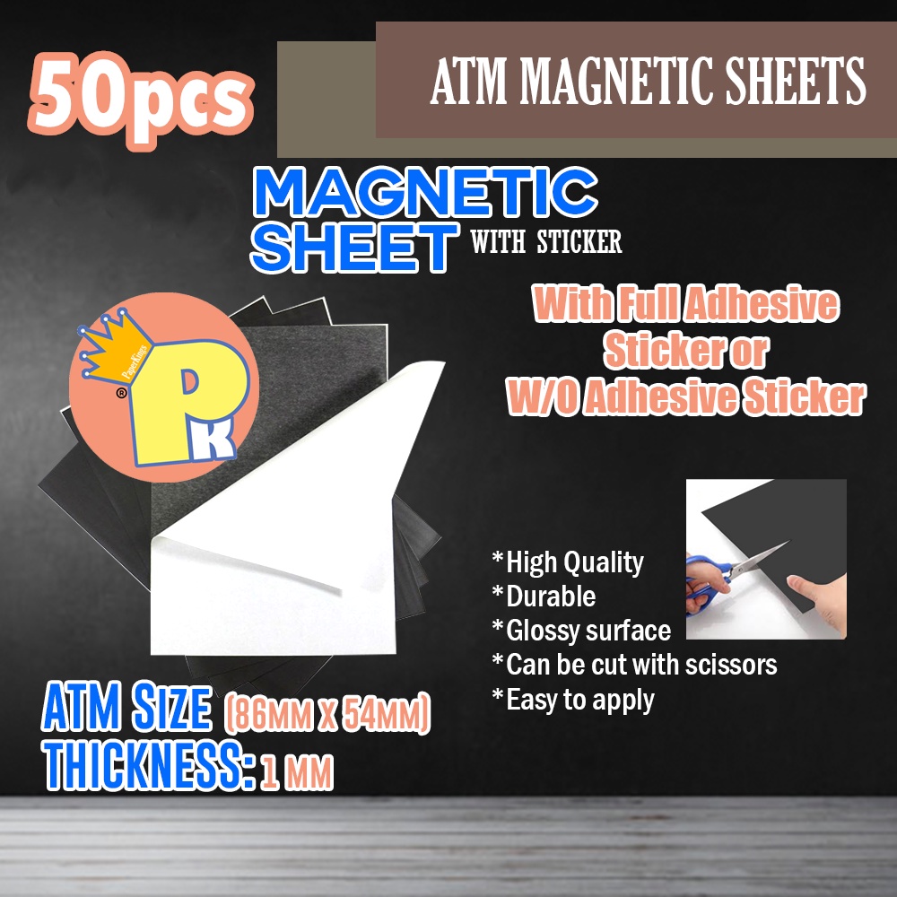 5 pack ATM card size ref Sheet [ HIGH QUALITY ] strong