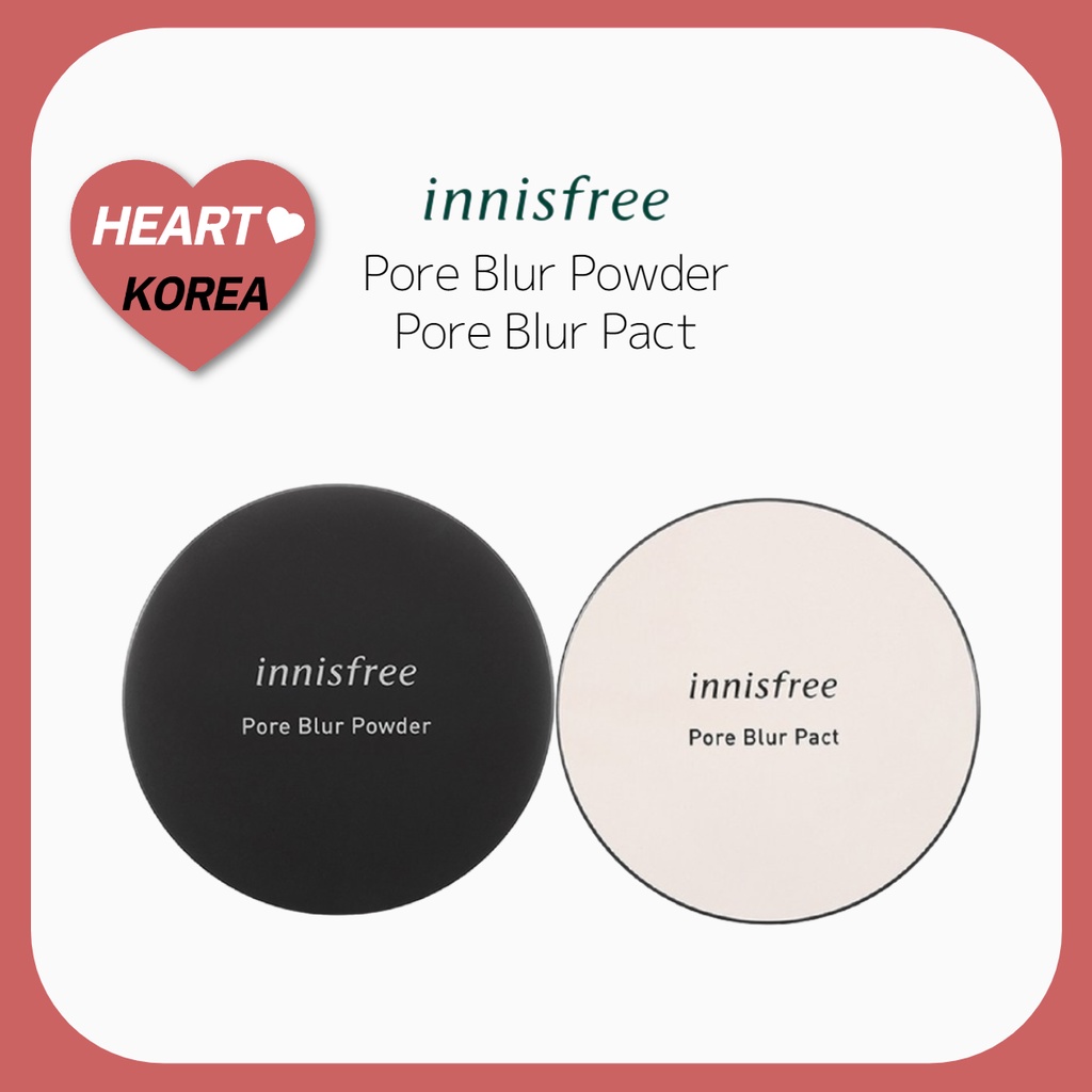Innisfree Pore Blur Powder & Pact / nosebum acneprone 5AR7B Shopee