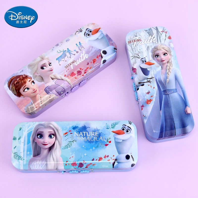 Elsa Disney Stationery Box Girl Ice Snow Kindergarten Elementary School