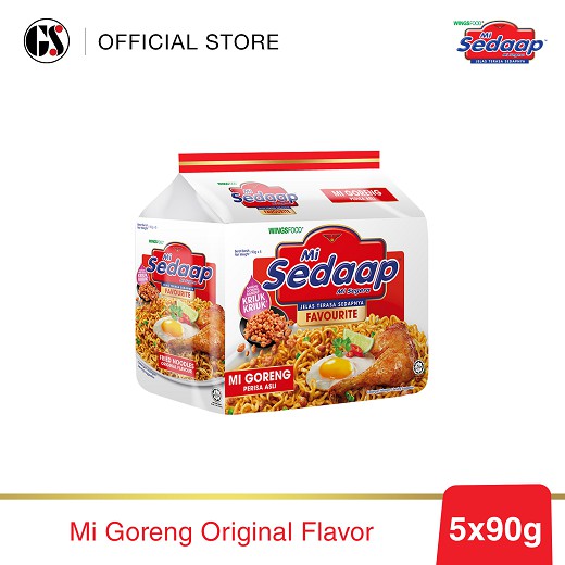 Mi Sedaap Mi Goreng Asli (Original) Instant Noodles 91g | Shopee ...