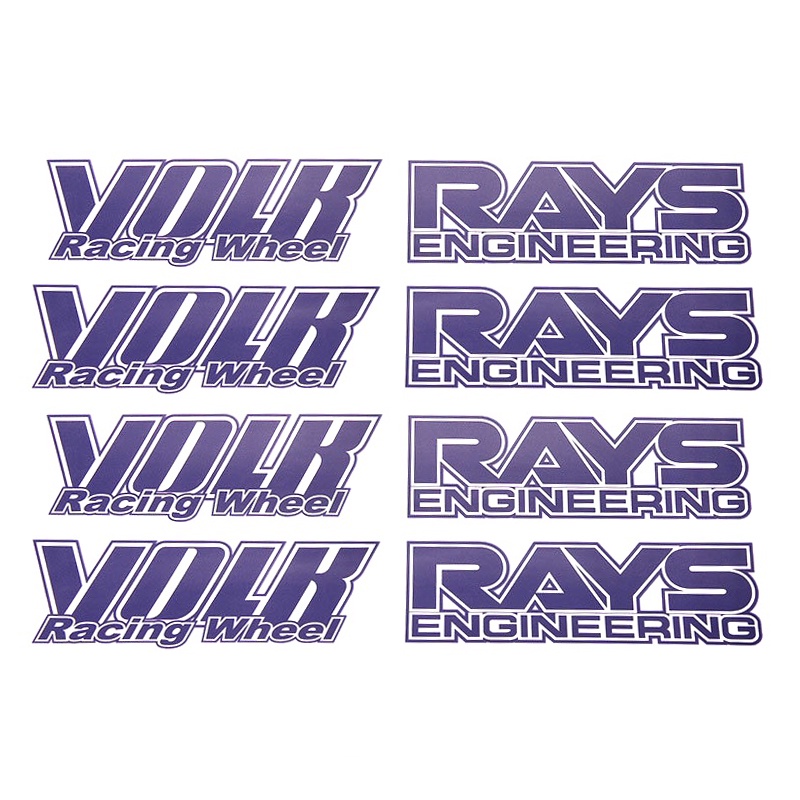 Car Sticker Volk Rays PVC High Quality For Wheel Car Tuning Volk Racing ...