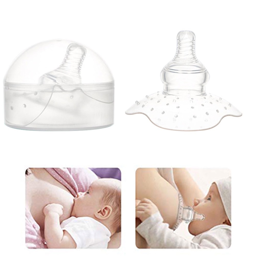 1pc Silicone Nipple Shield For Breastfeeding, Washable Nipple Protector