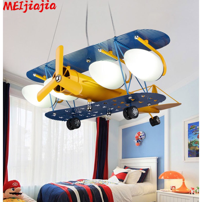 Children's room ceiling lamp boy cartoon bedroom lamp kindergarten lamp ...