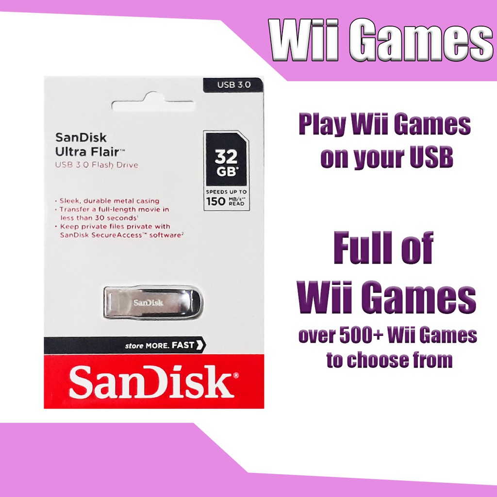 Wii/NintendoGames on USB | Nintendo/Wii USB Games | Shopee Philippines