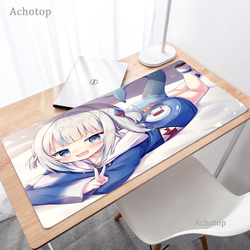 Gawr Gura Hololive Anime Gaming Mouse Pad PC Gamer Mousepad Game 80X30 ...