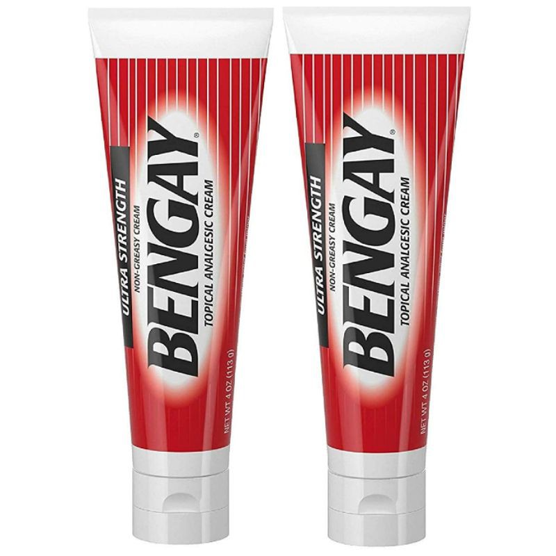 Ultra Strength BENGAY Pain Relieving Cream, Single/Twin Pack, 113g Tube ...