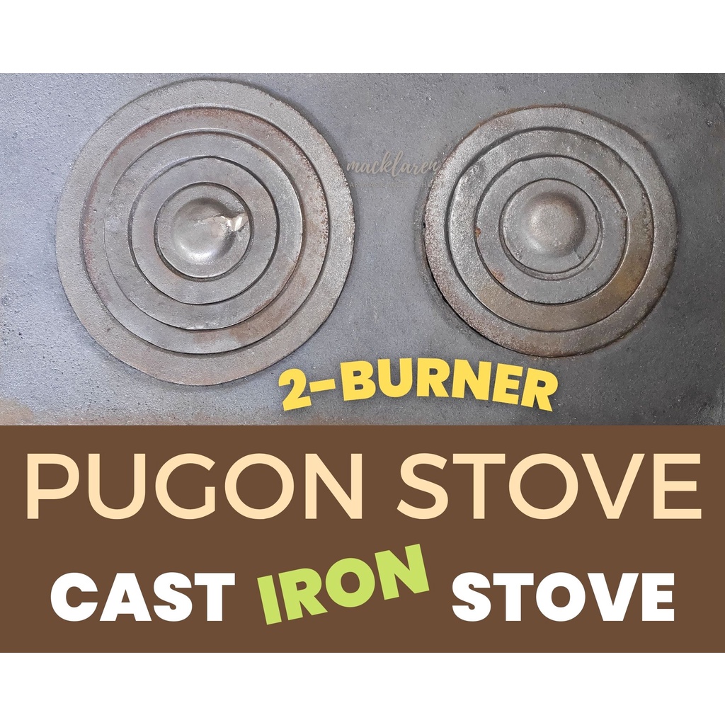 Pugon Stove Cast Iron Pundido Stove Plate Two 2 Burner Panlutuan Lutuan