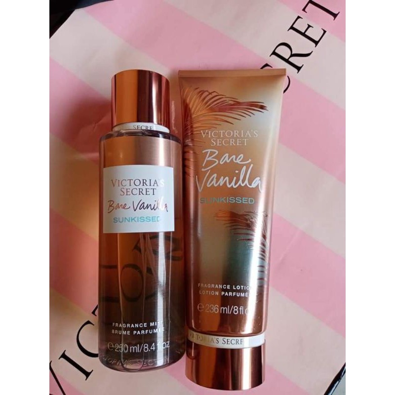 Victoria s Secret Bare Vanilla Sunkissed Set Mist Lotion