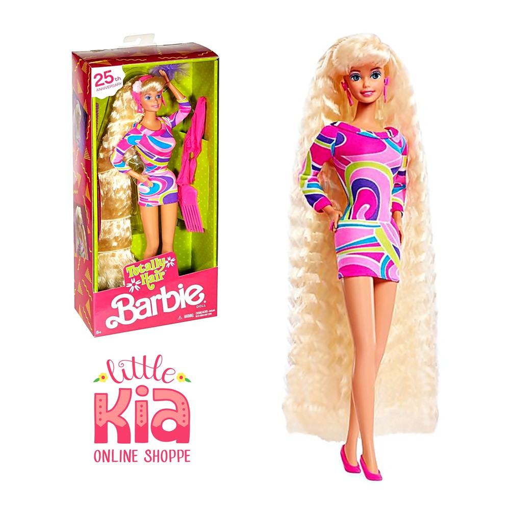 Barbie Totally Hair 25th Anniversary Doll Shopee Philippines