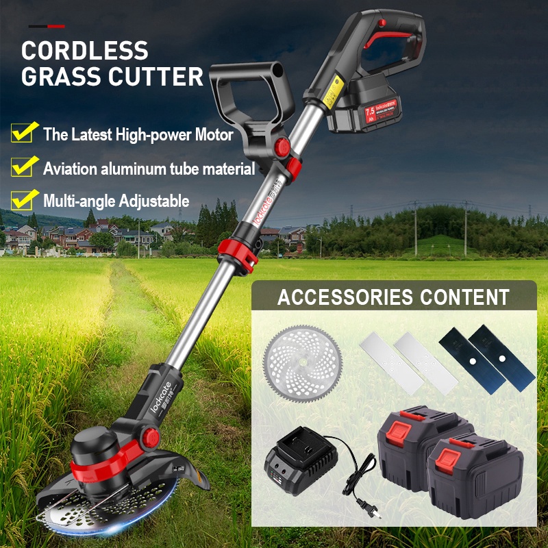 New 48V Hightpower Grass Cutter Trimmer Cordless Portable Lawn Mower