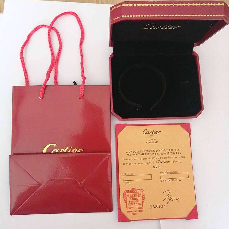 Cartier Paper Shopping Gift Bag 26x22cm Jewelry Accessory Used BULK DISCOUNT