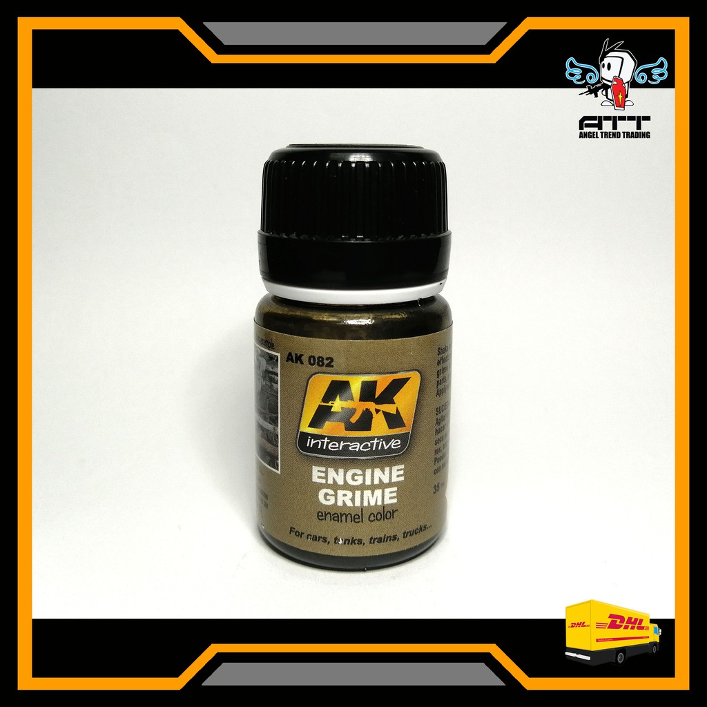 AK082 ENGINE GRIME 35ML AK WEATHERING (Gunpla Gundam Paint Model Kit ...