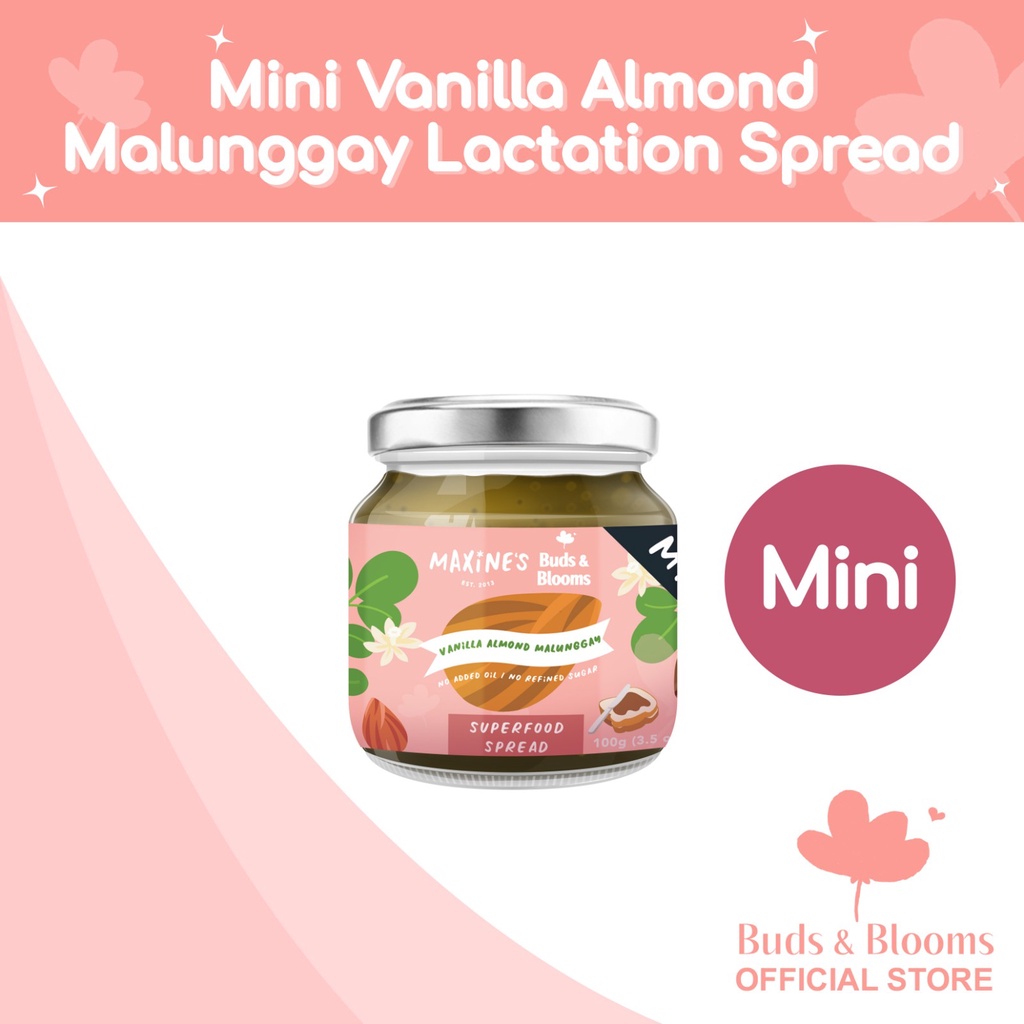 BUDS & BLOOMS Mini Vanilla Almond Malunggay Lactation Spread Shopee