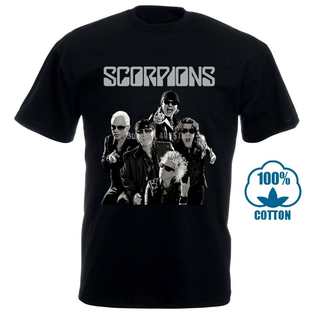 T Shirts Scorpions Band Black T Heavy Metal Hard Rock Msg Kingdom Come ...