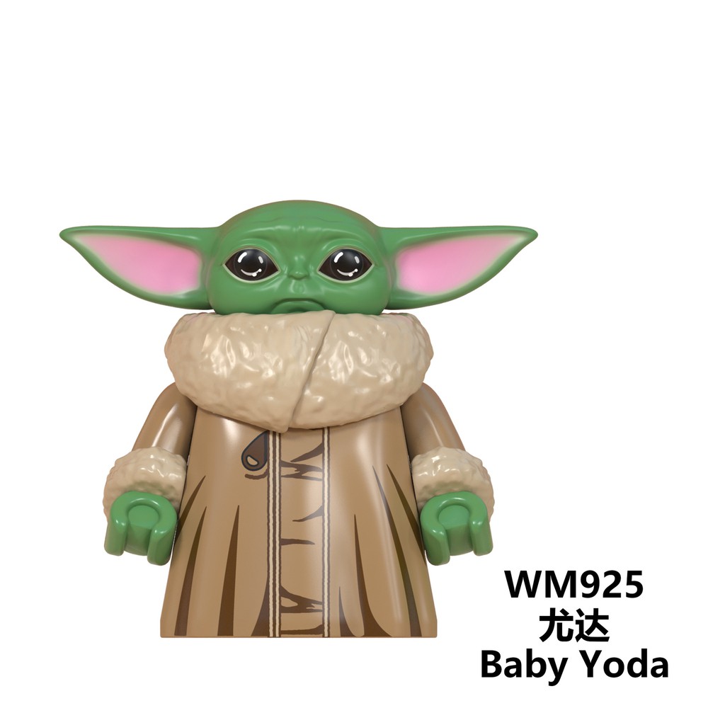 Star Wars Mandalorian and baby Yoda custom minifigure V1 – Veux Toys Shop