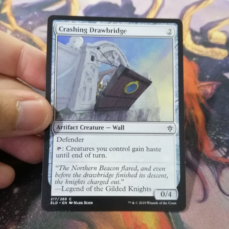 1 Crashing Drawbridge ELD artifact MTG card magic Shopee Philippines