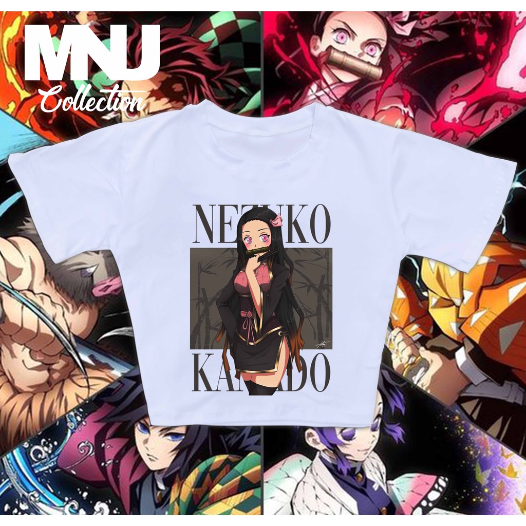 DemonSlayer Nezuko CROP TOP SUBLIMATION COD | Shopee Philippines