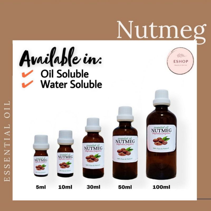 Nutmeg Essential Oil (Natural) Shopee Philippines