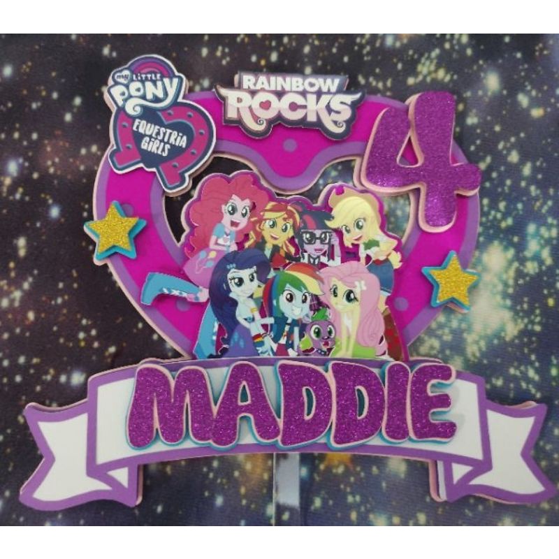 Equestria Girls Customized Cake Topper | Shopee Philippines