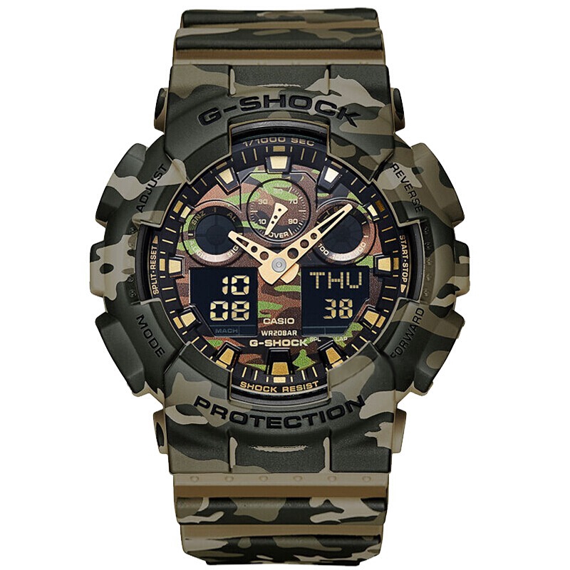 G Shock GA100 Watch Men Sport Watches Army Green GA 100CM 5A Shopee Philippines