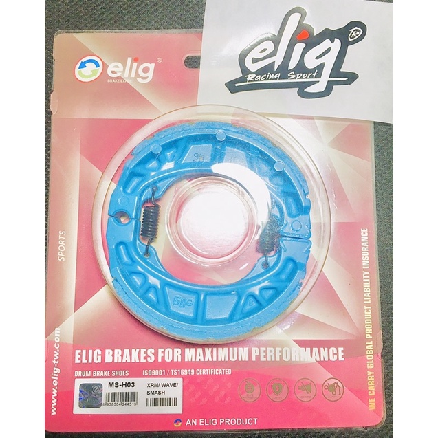 ELIG BRAKE SHOE for XRM/ SMASH /Wave / Rs125 carb/ Raider J Fi/ Dream