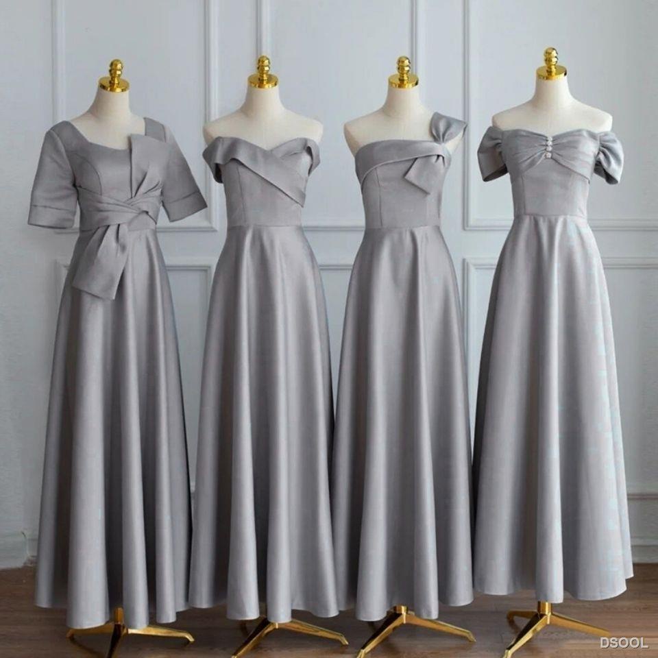 Gray gowns clearance for wedding sponsors