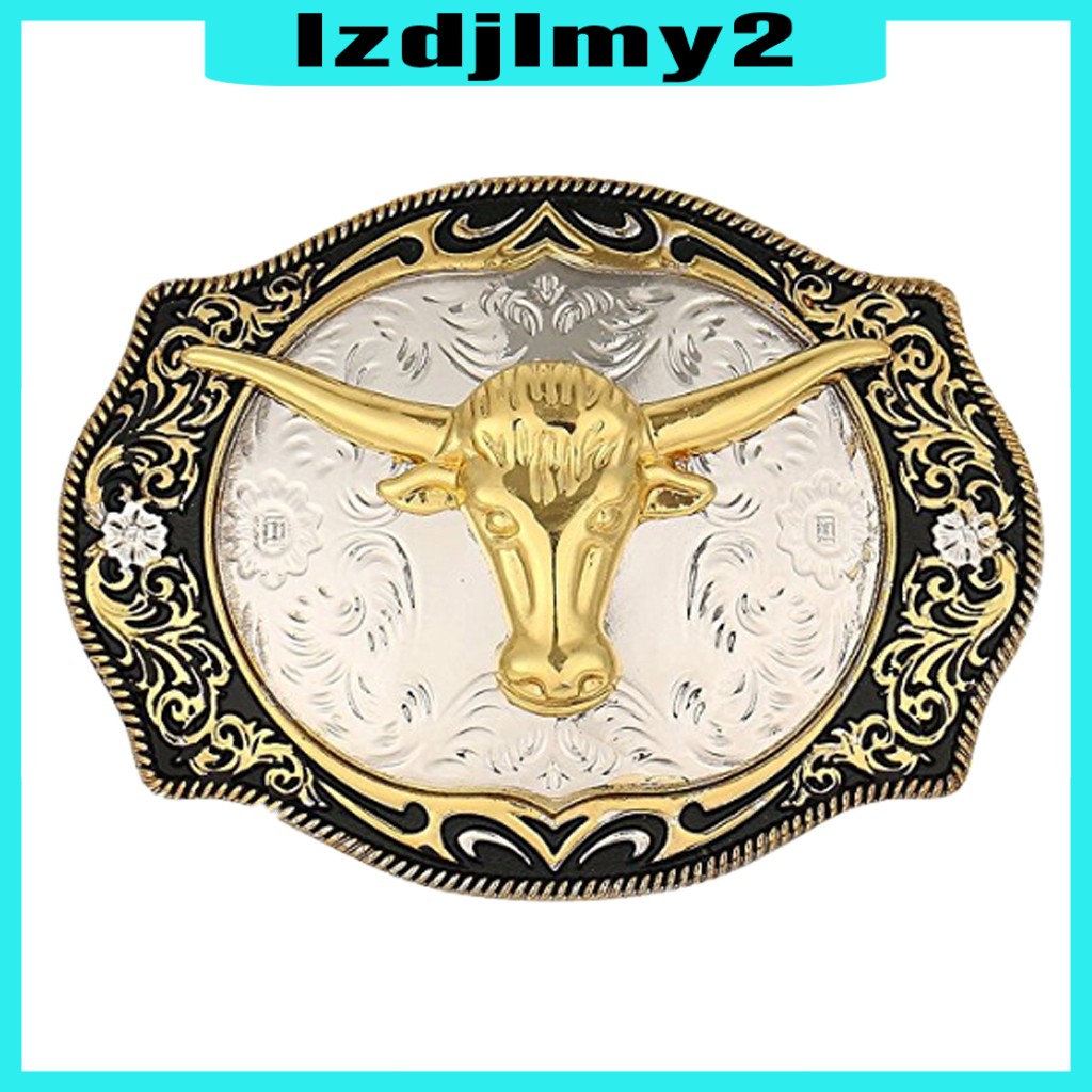 Vintage Western Cowboy Rodeo Steer Breaking Belt Buckle