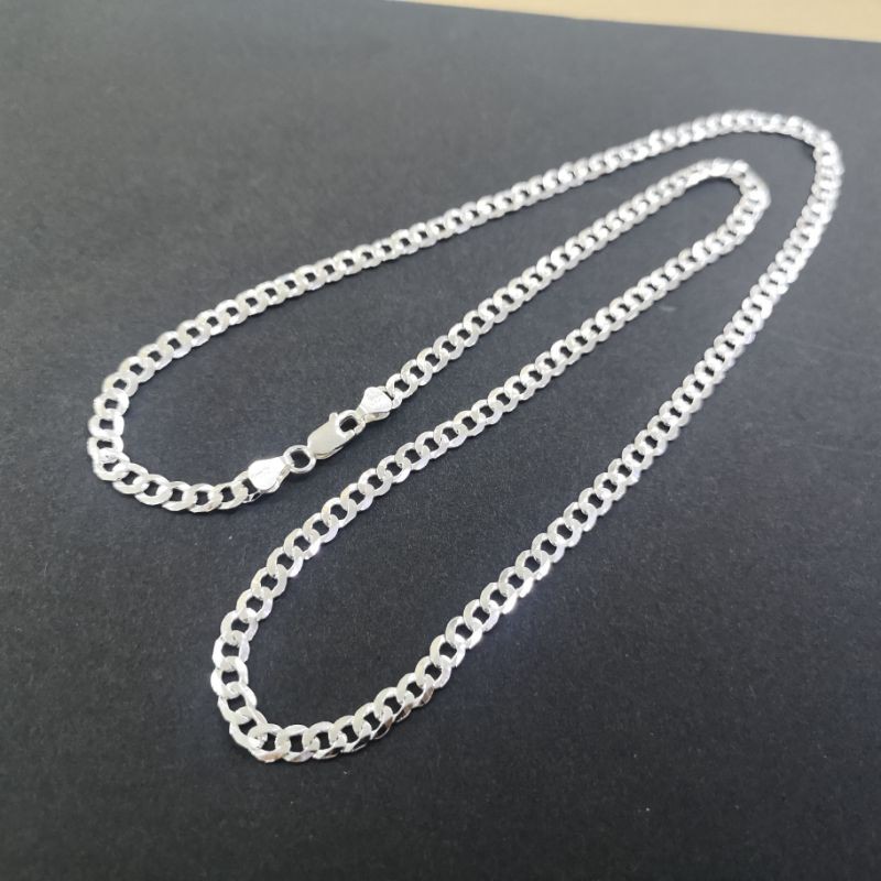 925 Sterling Silver Italian Solid Cuban Curb Link Chain 4.5mm 2026 BEST  Pricefathers Day Gift/best Selling Sale 