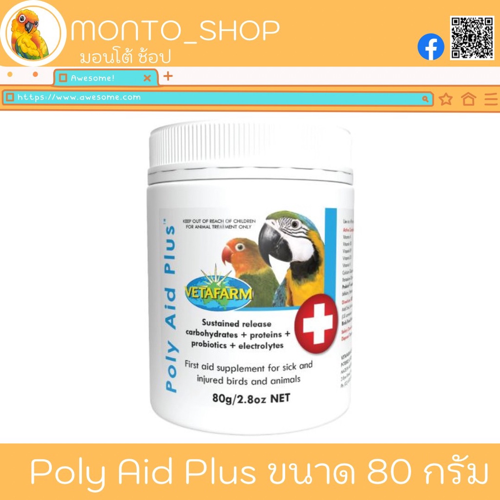 Poket Vetafarm Poly Aid Plus 80g | Shopee Philippines