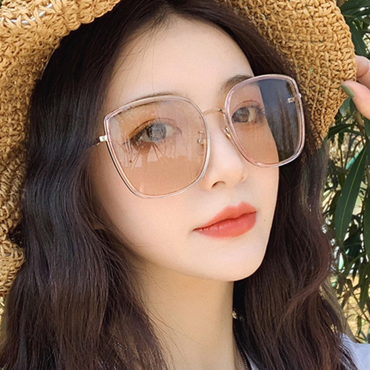 Fashionable square 2020 new Korean UV proof sunglasses for men and women Shopee Philippines