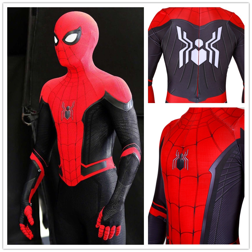 Spider Man Far From Home Cosplay Costume 3d Printed Spiderman Bodysuit