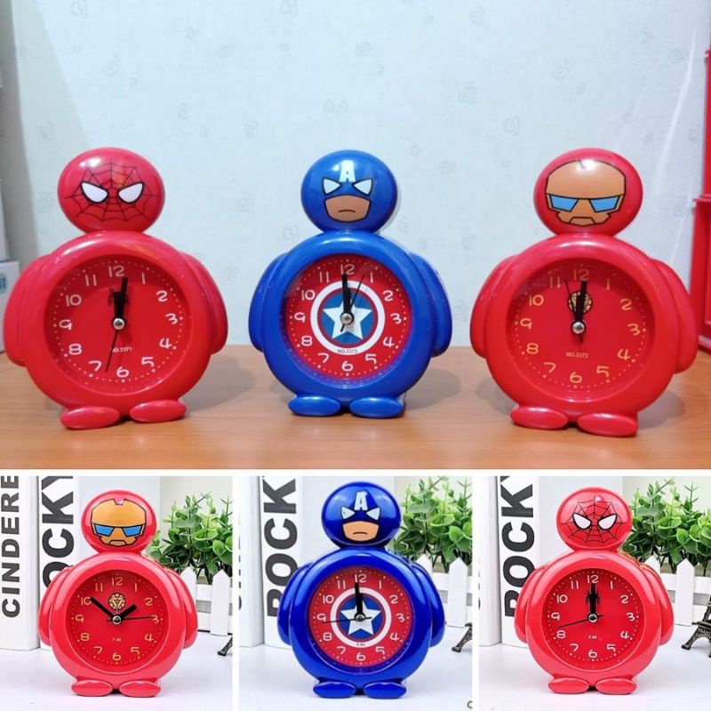 Superhero Alarm Clock Children's Alarm Clock Cartoon Alarm Clock ...