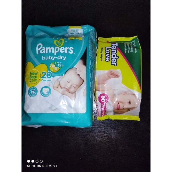 Pampers newborn hot sale shopee