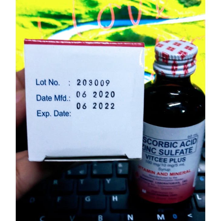 VITCEE PLUS - ASCORBIC ACID+ZINC SULFATE Syrup - VITAMIN & MINIRAL ...