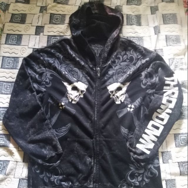 Affliction zip cheap up hoodie