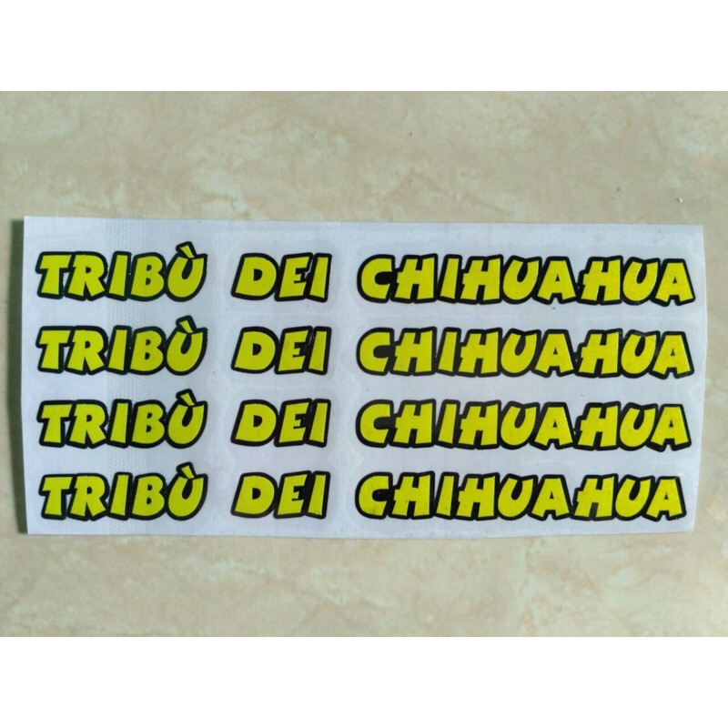 tribù dei Chihuahua - Visier Sticker, Valentino Rossi