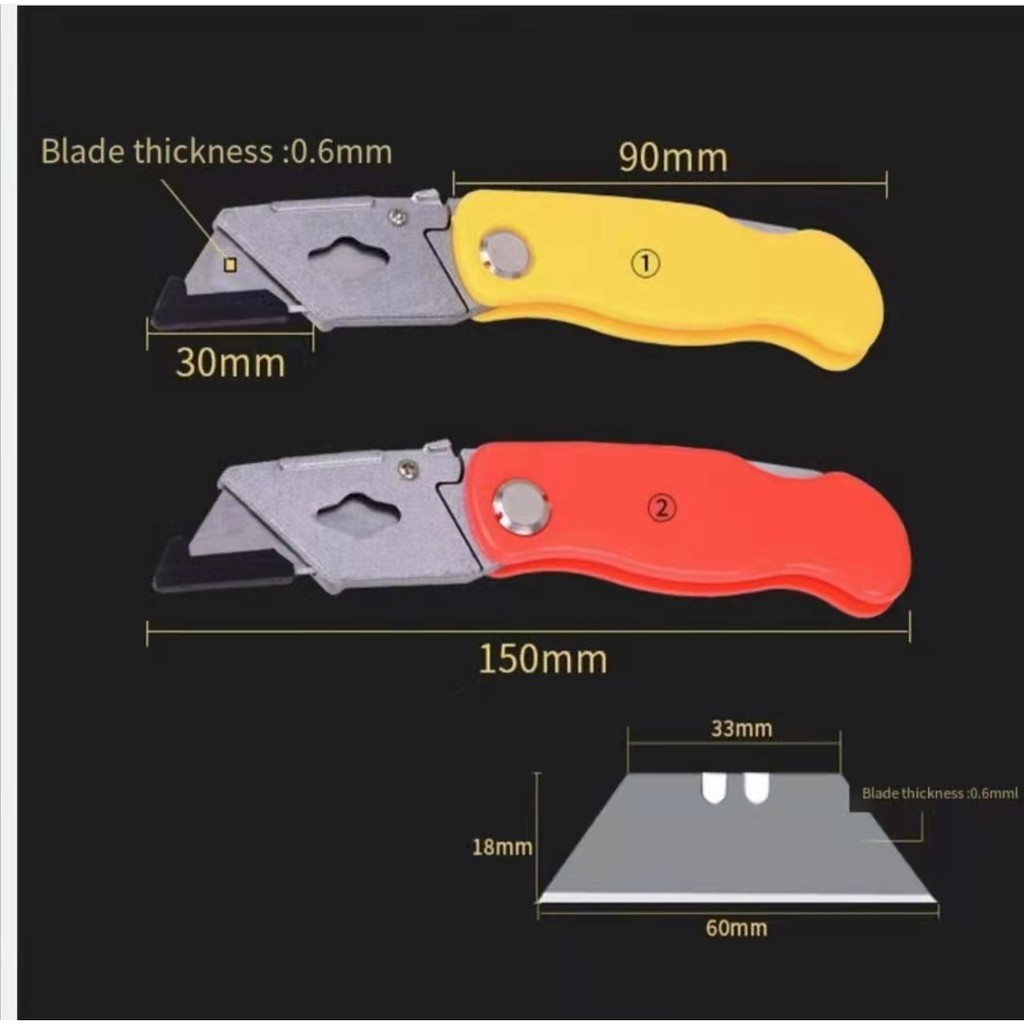 Folding box cutter Stainless steel wallpaper wallpaper cutter Large ...