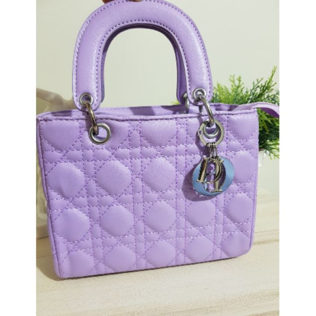 CHRISTIAN DIOR REPLICA TOTE BAG IN LILAC COLOR Shopee Philippines