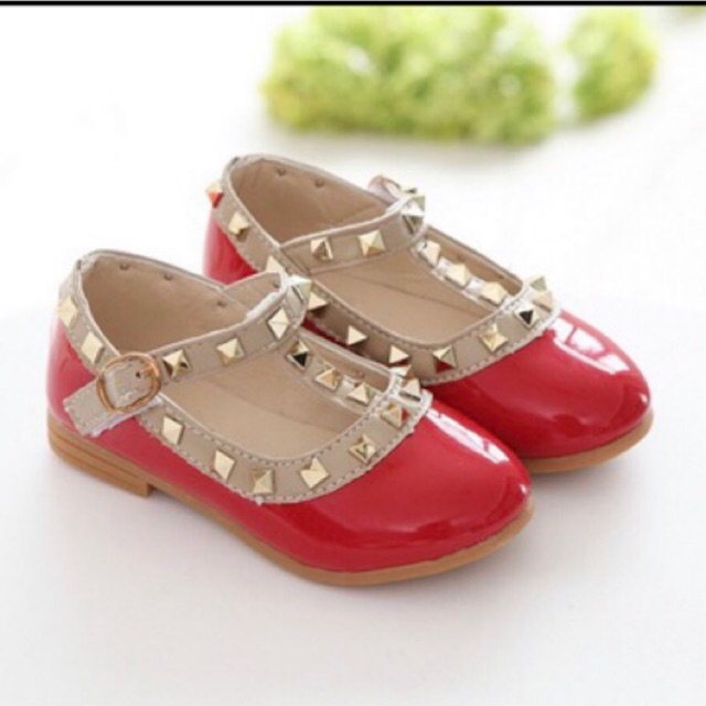 Valentino Inspired Studded Shoes Kids 3T Shopee Philippines